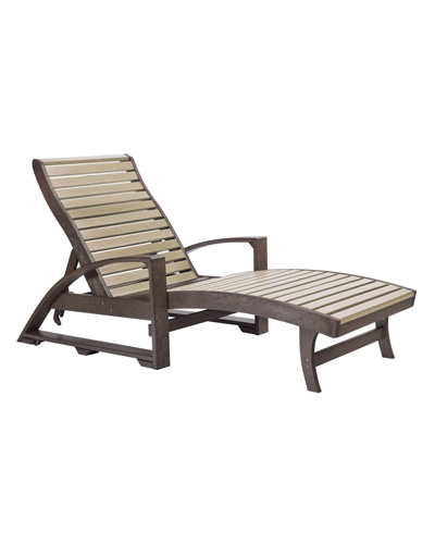 Chaise Lounge With Hidden Wheels