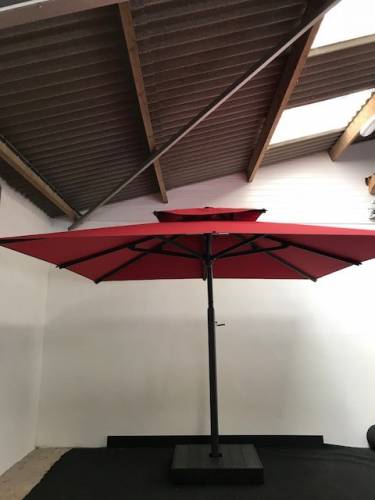 Pogessi 3 x 3m Side Arm Umbrella With Custom Made Cover