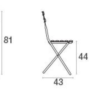 Arc En Ciel Folding Chair